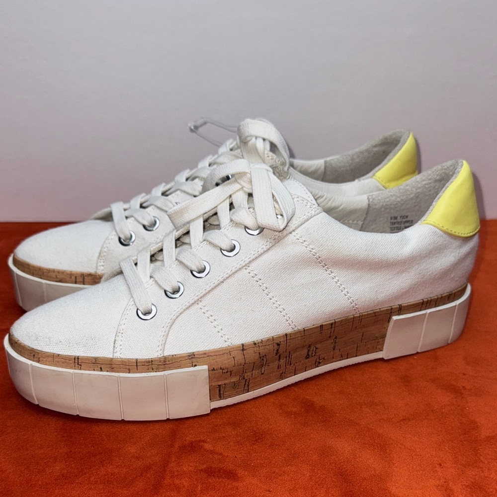 DOLCE VITA Yaya White/Cork Sneakers